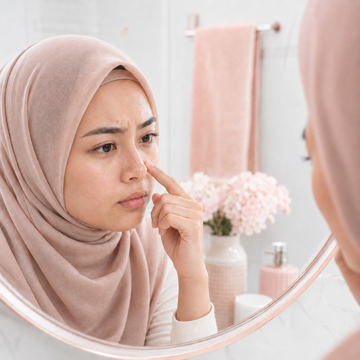 Masalah blackhead pada hidung