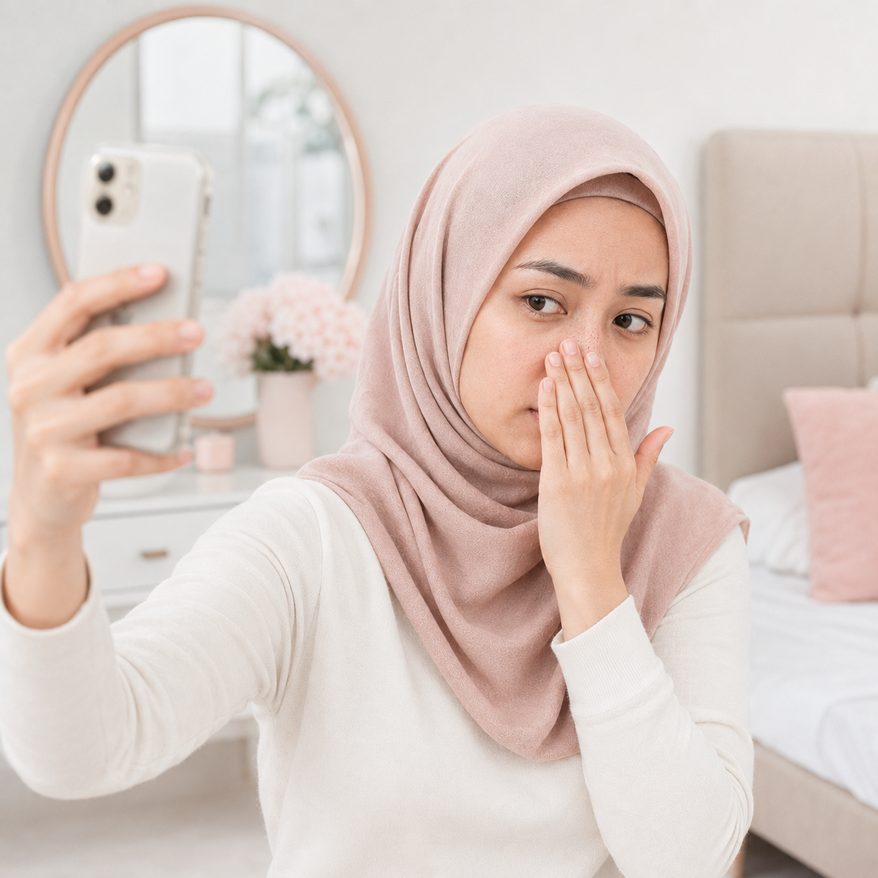 Kurang yakin kerana masalah blackhead
